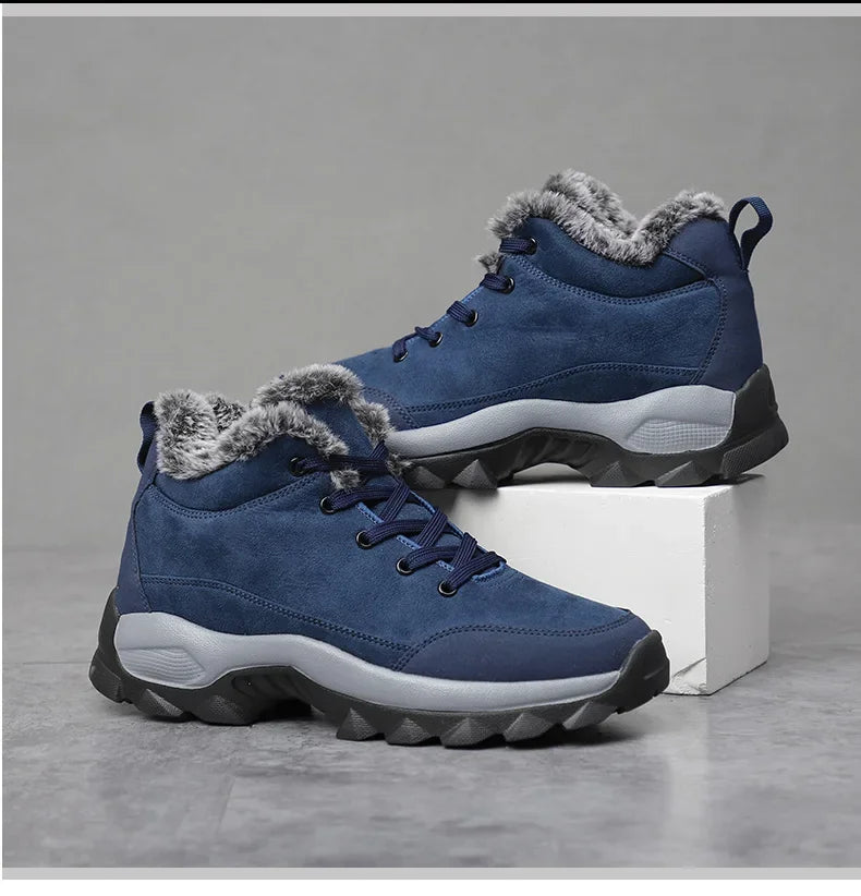 Men Sneakers Man Hiking Shoes Outdoor Mountain Boots Climbing Shoes Zapatos De Hombre Winter Boots Tennis Black Sneakes