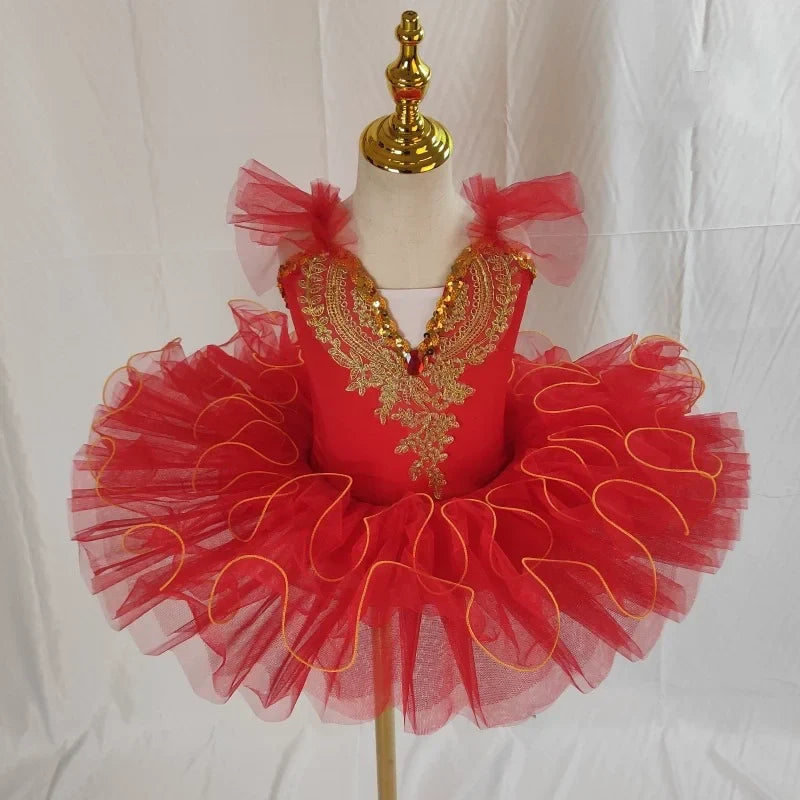 Kids Outfit Ballet Leotard Girl Dress Elegant Vestido Girls Clothes Tutu Baby Dresses Children Ballet Skirt Dance Costume Summer