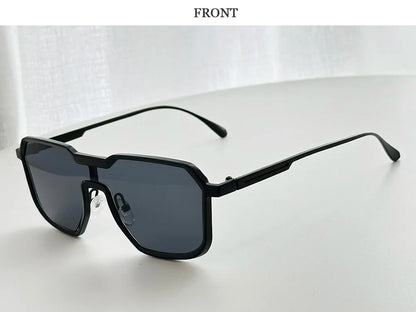 Steampunk Sunglass Men One Pieces Vintage Sunglasses Women New Luxury Fashion Glasses Gafas De Sol Hombre Zonnebril Dropshipping