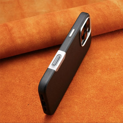 For MagSafe Luxury Business Leather Phone Case for iPhone 16 16Pro Max 16plus Magnetic Wireless Charging Matte Shockproof Cover