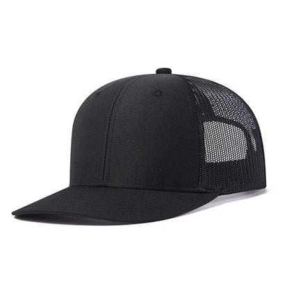 Hot Sale Unisex Cap Slight Curved Brim Style Trucker Hat  Men & Women Casual Outdoor Breathable Summer Cap