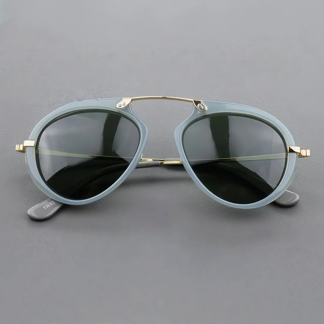 New Ultra Light TR90 Titanium Men Sunglasses Fashion Personality Women UV400 Protection Sunglasses Support Prescription Lenses
