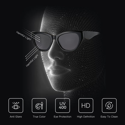 Square Acetate Polarized Sunglasses 2026 New Women Thick Frame UV400 Protection Sun Glasses for Ladies Shopping Gift