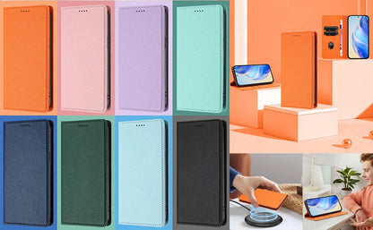 Flip Case For iPhone 16 Pro 15 14 Plus 13 11 Pro Max 12 Mini XR XS 7 8 6S Card holder Magnetic Leather Wallet Satnd Phone Cover