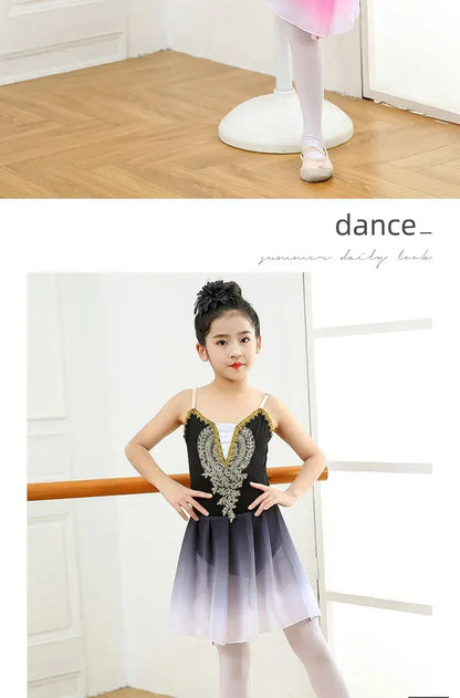 Long Adult Children Ballet Tutu Dress Modern Dance Children's Performance Clothes Ballet Skirt Practicing Clothes Fluffy Skirt
