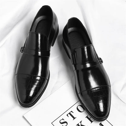 Designer Cow Leather Elegant Shoes Man Summer Autumn Business Casual Wedding Shoes Male British Style Fashion Dress Shoe Man
