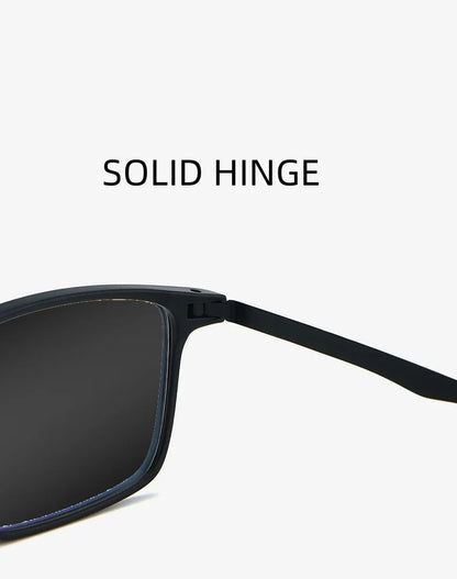 High Quality Square Frame TR90 Pure Titanium Myopia Sunglasses for Men Woman UV400 Sunshade Driving Fishing Sunglasses