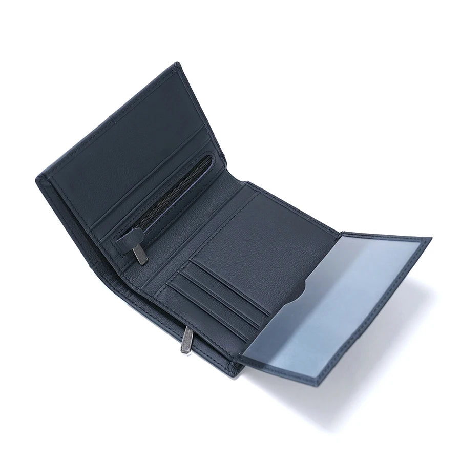 Men's Wallet Coin Purse RFID anti-theft Wallet Genuine Leather Wallets Short Male Purse Card Holder Wallet For men and women