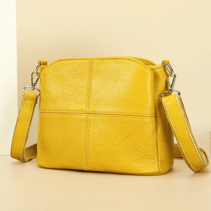 Genuine Leather Women Underarm Bag Versatile Shoulder Handbag Luxury Cowhide Female Crossbody Bag