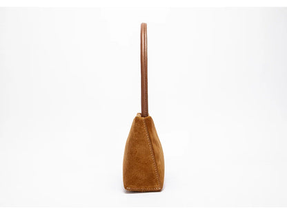 Solid Simple Classic Style Velvet Underarm Bag Elegant Fashion Design Seasonal New French Vintage Shoulder Bag
