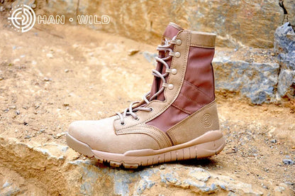 20266 Men Tactical Boots Winter Leather Ankle Boots Summer Desert Safety Shoes Men's Footwear Combat Boots