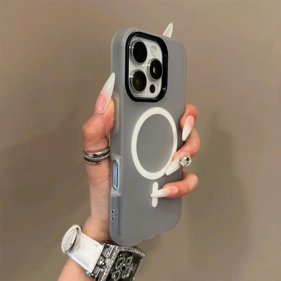Luxury Candy Color For Magsafe Wireless Charge Case For iPhone 11 12 13 14 15 16 17 Pro Max Plus Magnetic Bumper Cases Cover