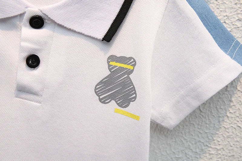 New Summer Baby Clothes For Boys Casual Cartoon T-Shirt Shorts 2Pcs/Set Toddler Costume Kids Children Outfits Infant Tracksuits
