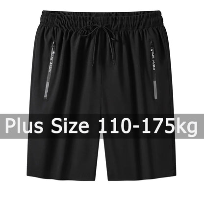 Pack of 1/2/3 Men Sweatpants 110-175kg Plus Size 1XL-7XL Casual Shorts Loose Elastic Waist Sport Pants Running Fitness Gym Pants