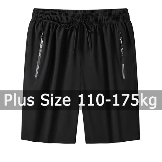 Pack of 1/2/3 Men Sweatpants 110-175kg Plus Size 1XL-7XL Casual Shorts Loose Elastic Waist Sport Pants Running Fitness Gym Pants