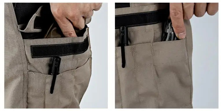 Hunting Tactical Pants Men Waterproof Hiking Wear-resisting  Trousers Male Cotton Cargo Casual Pants Mens Joggers 3XL Black