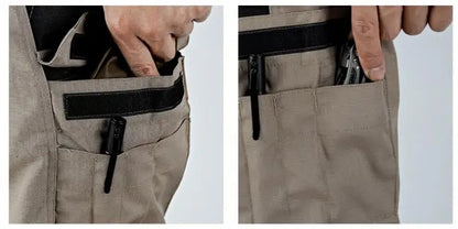 Hunting Tactical Pants Men Waterproof Hiking Wear-resisting  Trousers Male Cotton Cargo Casual Pants Mens Joggers 3XL Black