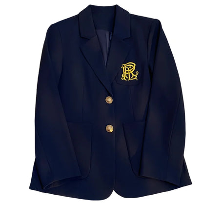 Spring 2026 New Sle Embroidered Women's Suit Jaet Commute Design High-End Feelings Korean Version Long Sve Casual Wear