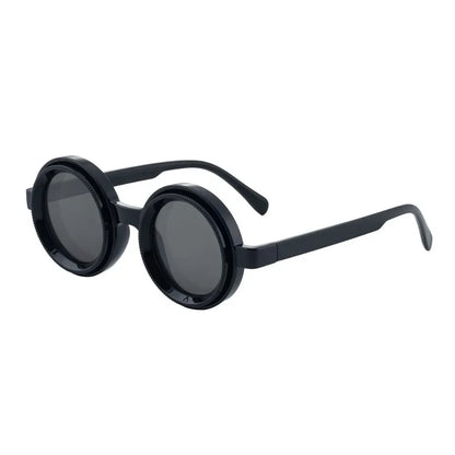 Fashion ND2-400 Adjustable Dimming Glasses 9 Level ND Filter Polarized Sunglasses UV400 Round Fishing Sunglasses Driving