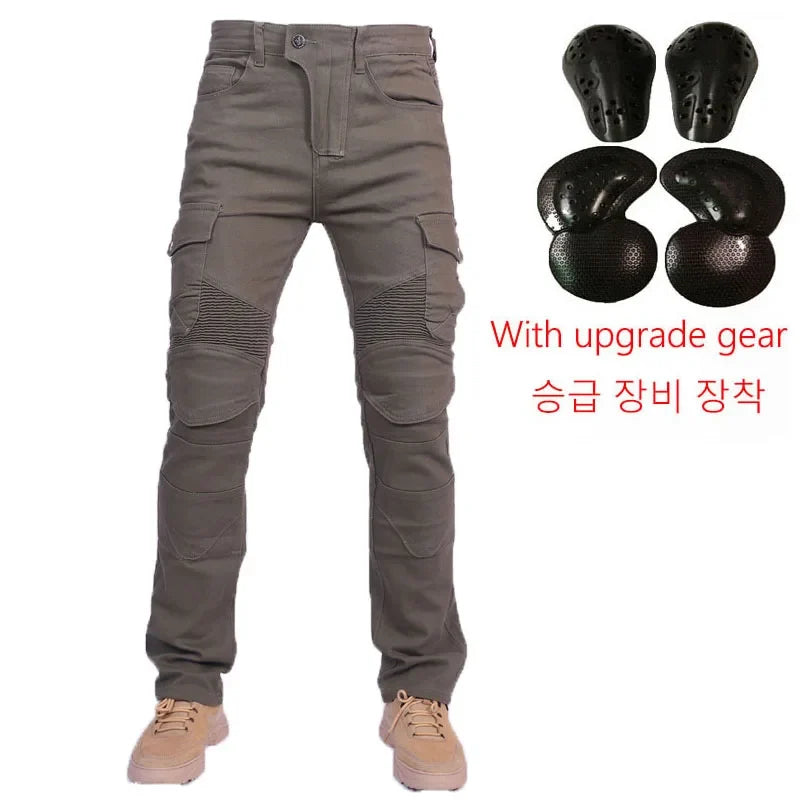 Motorcycle Jeans Pantalones Motocicleta Hombre Featherbed Jeans Standard Version Car Ride Trousers Pant Summer Riding