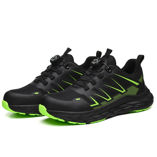 Fashion Safety Shoes Men Steel Toe Work Shoes Anti-smash Anti-puncture protection Construction Functional Shoes Men Work Boots