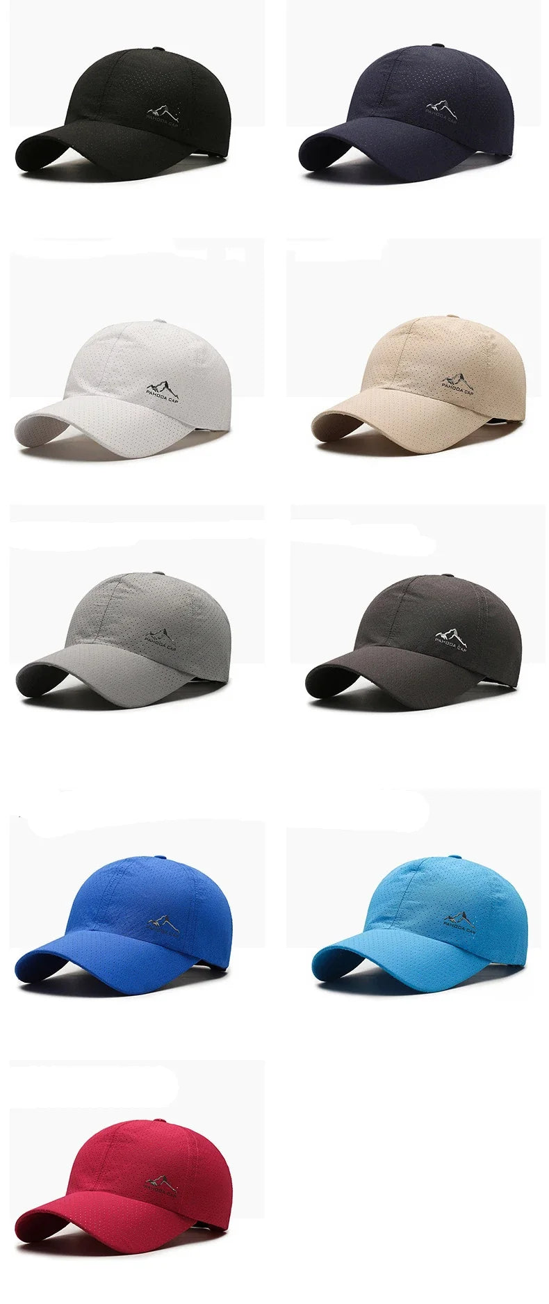 Unisex Simple Cross Water Drop Embroidery Baseball Caps Spring and Autumn Outdoor Adjustable Casual Hat Sunscreen Hat
