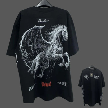 JAPAN BUSHIDO Anime Printed Men T-shirt City Fitness Training Sportswear Loose Casual Crewneck Men's T Shirts Couples Cotton Tee