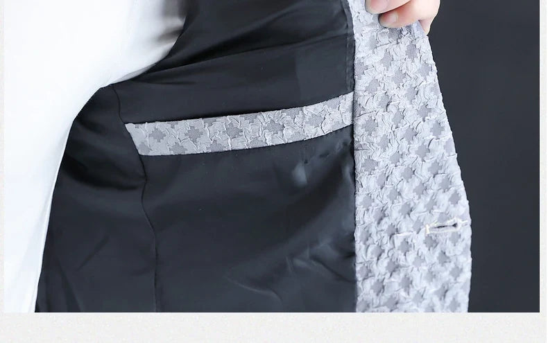 2024 Autumn New Fashion Handsome Men Business Leisure Banquet Shopping Slim-fit Korean Suit  Costume Croisé Homme  Blazer