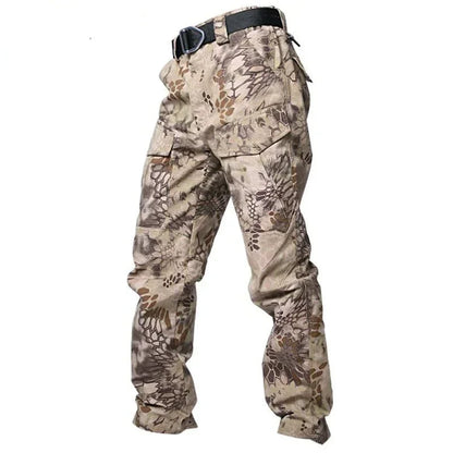 2026 City Tactical Cargo Pants Men Hiking   Hunting Pants Cotton Multi-pocket Stretch Flexible Man Casual Trousers