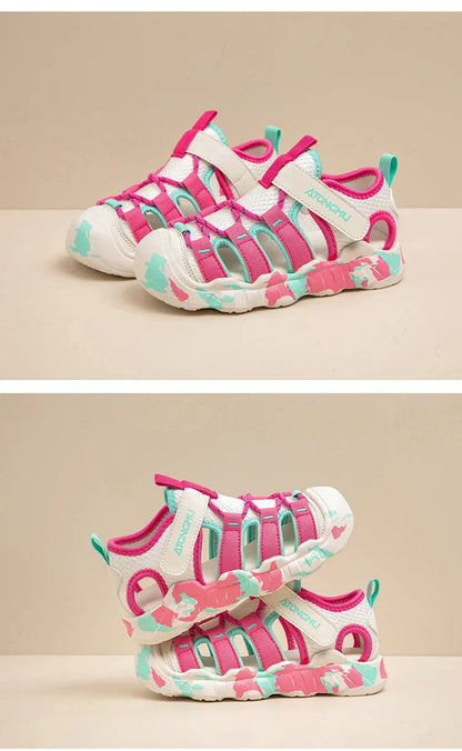 New Girls Sandals Children Water Shoes Cute Outdoor Non-slip Kids Sports Shoes Girls Boy Sandals Sneaker 4 To 12 Years