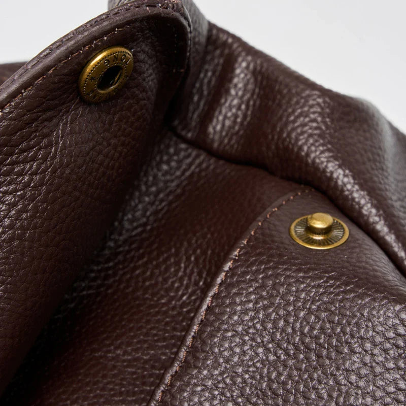 2026 New Large Capacity Women's Shoulder Bag Genuine Leather Tote Casual Handbag for University Students And Commuters Crossbody