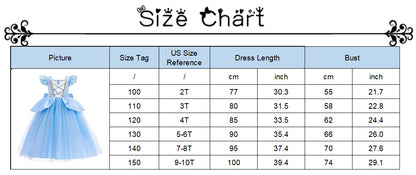 Kids Princess Costume Children Elsa Anna Halloween Dress Girl Cinderella Snow White Dress Rapunzel Mermaid Pageant Disguise