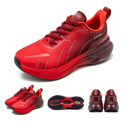 New Cushioning Running Shoes For Men Suitable Heavy Runners Lace Up Sports Women Non-slip Outdoor Athletic Male Sneakers