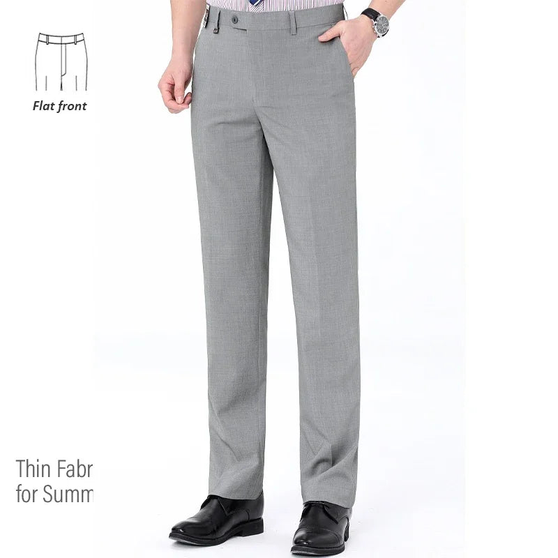 Top-Quality Men's Woolen Trousers - Traf Suit Pants,Business Formal,Trousers for Men, Man Pants, Naples Wool Dress Pants for Men