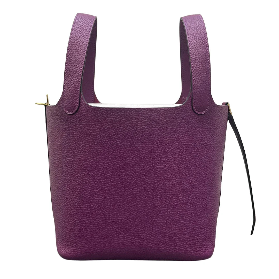 22 CM Large size Top Quality Bucket Bags Women's Bag Lady Luxury Designer High End Bag TC Cowhide Golden Sliver