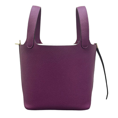 22 CM Large size Top Quality Bucket Bags Women's Bag Lady Luxury Designer High End Bag TC Cowhide Golden Sliver
