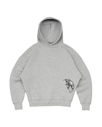High street hip-hop men suit fashionable and popular embroidered design pullovers Gothic Harajuku loose casual suit tracksuit