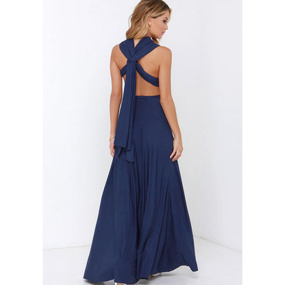 Sexy Women Multiway Wrap Convertible Boho Maxi Club Red Bandage Long Dress Party Bridesmaid Infinity Robe Longue Femme