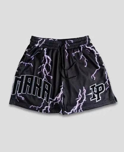 Mens Clothing IP Trend Casual Shorts Summer Fitness Sports Mesh Breathable Quick Dry Short Pants Man Beach Basketball Sweatpants