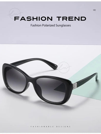 Brand Young Style Women's Sunglasses Gradient Polarized Driving Glasses Luxury Design Ladies Elegant Lunette De Soleil Femme