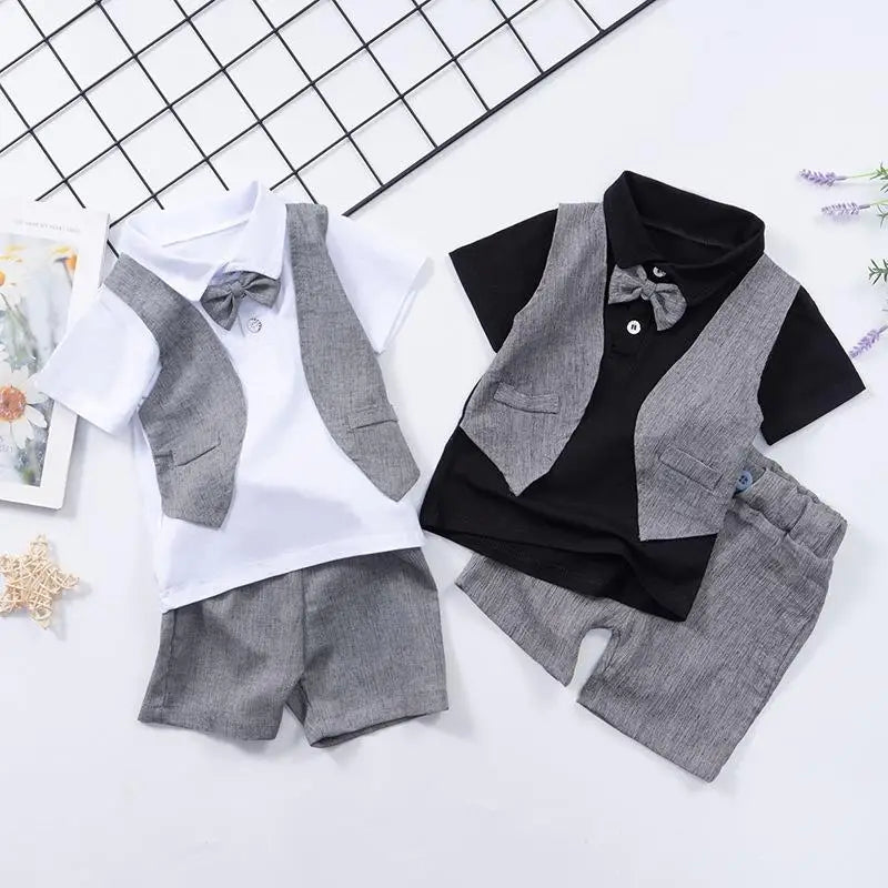 Summer Baby Clothes Suits Children Boys Fashion T-Shirt Shorts 2Pcs/Set Toddler Casual Costume Infant Outfits Kids Tracksuits