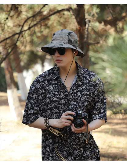 60-65cm Xxl Big Head Hat Men Summer Outdoor Jungle Fisherman Cap Lightweight Sunscreen quick-drying Sun Hats  Hot