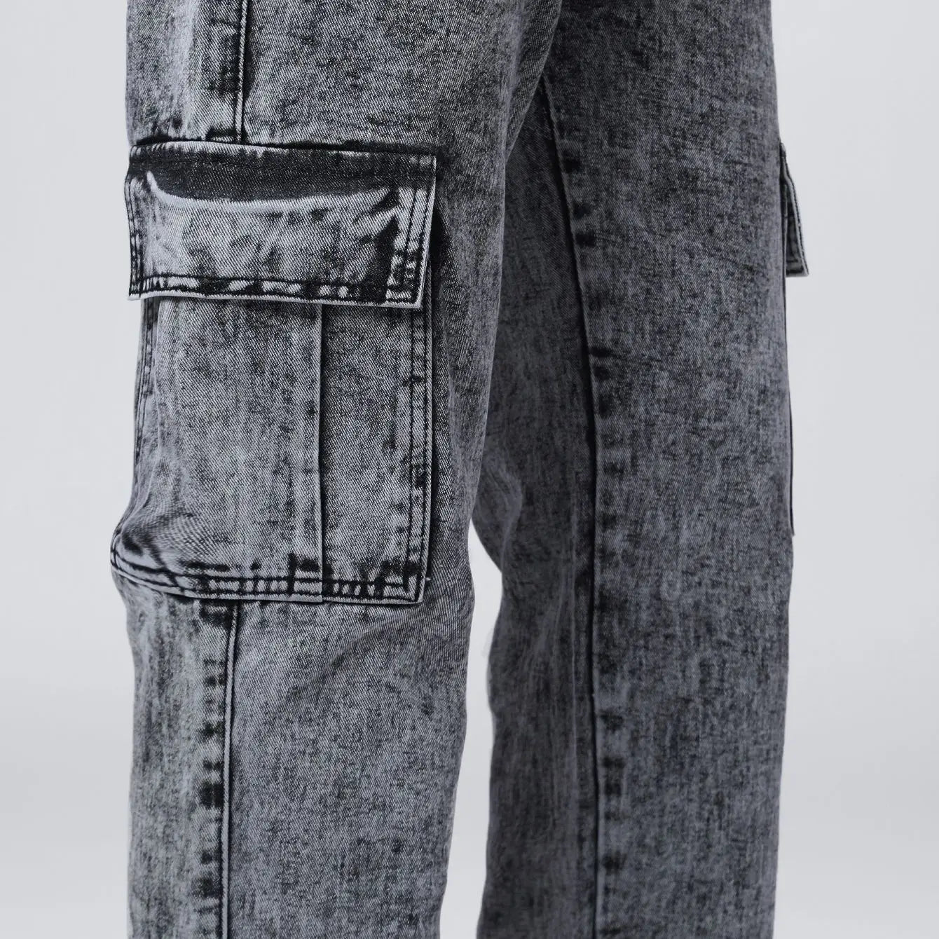 Men's Loose Straight Leg Jeans American Fashion Brand Casual Workwear Comfortable Fit Classic Style