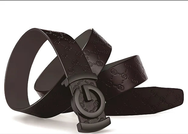 High Quality 34mm Work Business Strap Male men Belts Metal Buckle Brand Leather Belt Men Famous Luxury belt for men jeans
