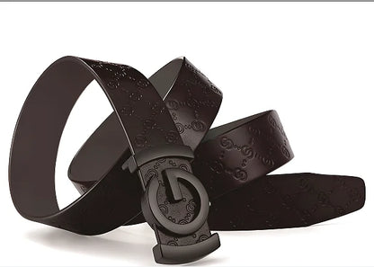 High Quality 34mm Work Business Strap Male men Belts Metal Buckle Brand Leather Belt Men Famous Luxury belt for men jeans