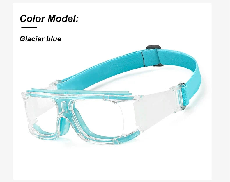Basketball Eyewear Goggles Customizable Myopia Anti-blue Light Sports Glasses Frames Adjustable Soccer Goggles Frame 1577