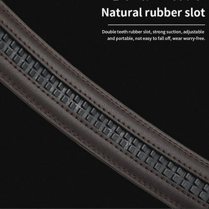 New Men's Belt Automatic Buckle Pants Belt Cowhide Automatic Buckle Formal Business Men's Belt With Suit Belt