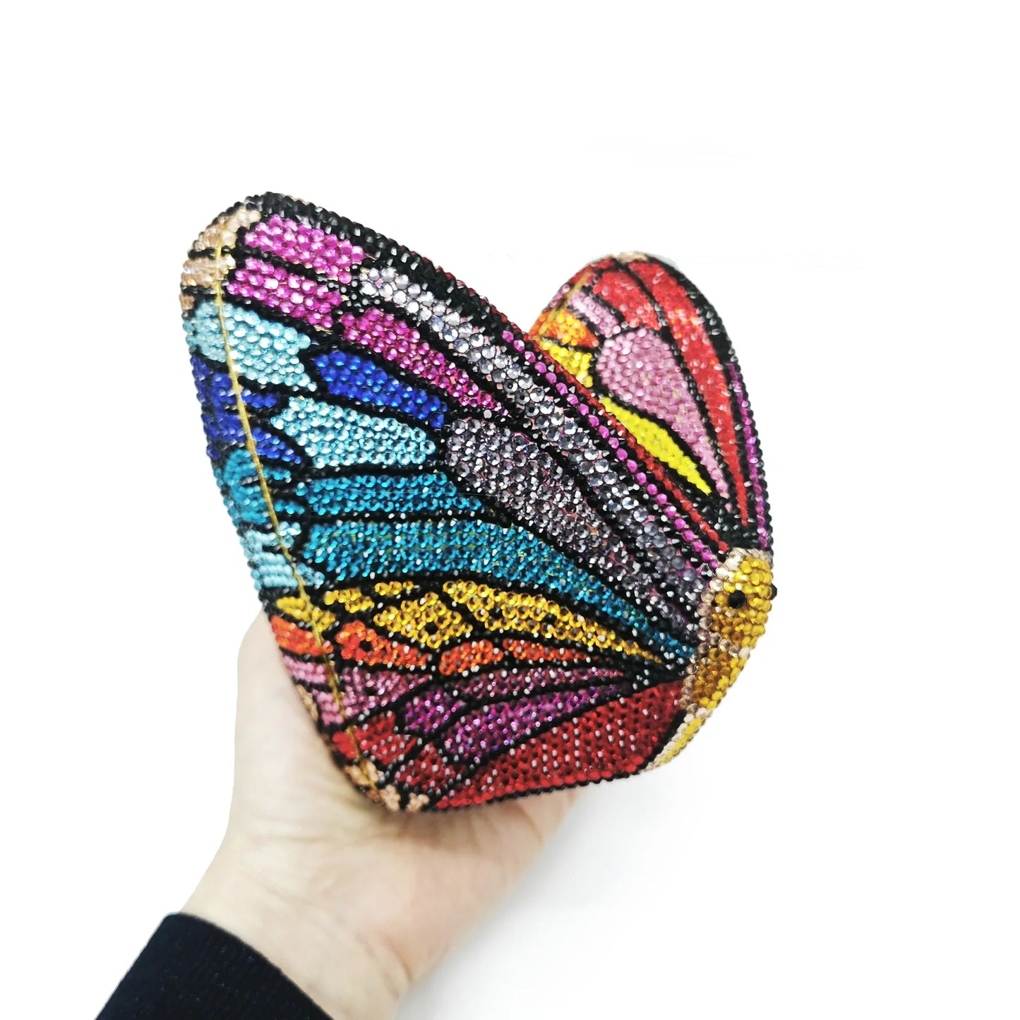 Butterfly Shaped Rhinestone Evening Bags Women Luxury Gorgeous Classy Sparkling Rhinestone Clutch Purses Wedding Party