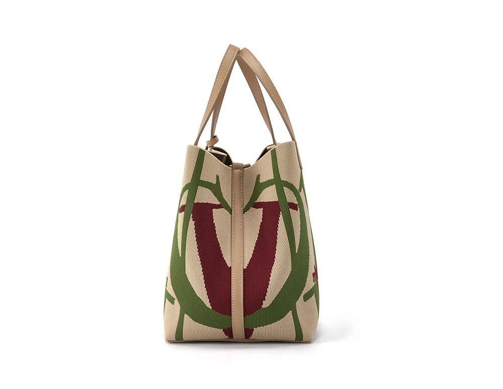 Fashion Retro Design New Women's Handbag Shopping Holiday Tourism High Capacity Handbag