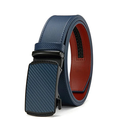 Men Belts High Quality Leather LONG Large Pin Buckle Metal Automatic Buckle High Quality Casual for Jeans Women Strap